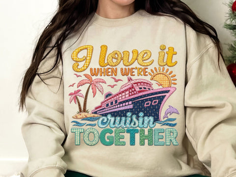Cruisin Together Cruise Ship PNG SVG artprintfile 