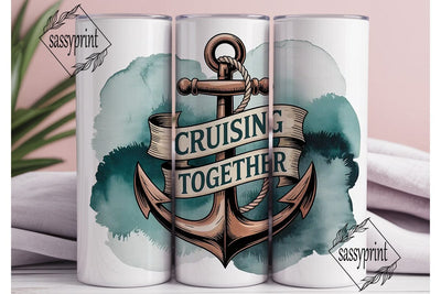 Cruising Together 20oz Tumbler Wrap Sublimation sassyprint 