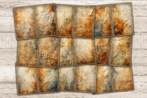 Crumpled Paper Junk Journal Pages | Vintage Collage Sheet SVG GlamArtZhanna 