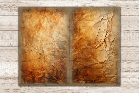 Crumpled Paper Junk Journal Pages | Vintage Collage Sheet SVG GlamArtZhanna 