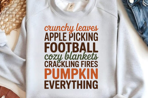 Crunchy Leaves Apple Picking SVG Angelina750 