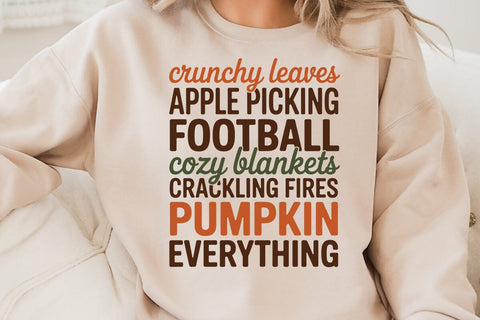 Crunchy Leaves Apple Picking SVG Angelina750 