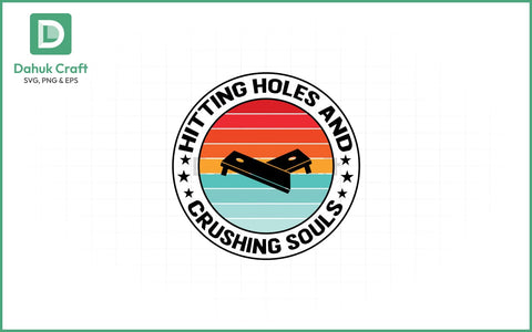 Crushing Souls SVG – Cornhole Retro Crushing Souls SVG PNG & EPS V25 SVG dahukdesign 