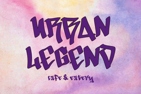 Crusty Graffiti Font Prasetya Letter 