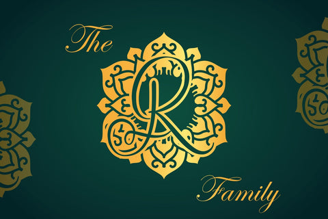 Crystal Mandala Monogram Font Dm Letter Studio 