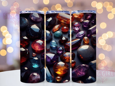 Crystal Tumbler, Mineral Design, 20oz Sublimation Wrap, Geode Art, Nature Lover Gift, Digital Download, Boho Decor Sublimation SvggirlplusArt 