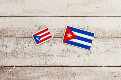 Cuba or Puerto Rico Flag ITH Feltie Applique Embroidery Embroidery/Applique DESIGNS Risa Rocks It 