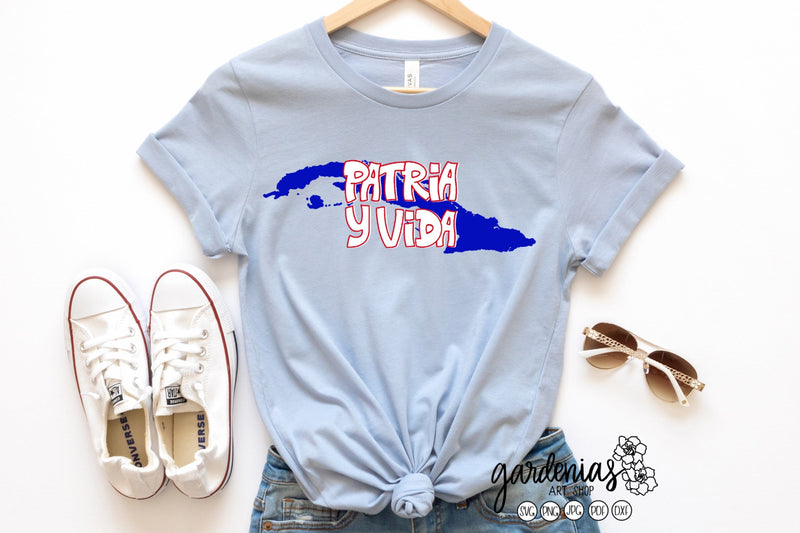 Cuba Patria y Vida Graffiti SVG SVG Gardenias Art Shop 