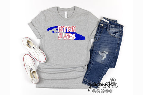 Cuba Patria y Vida Graffiti SVG SVG Gardenias Art Shop 