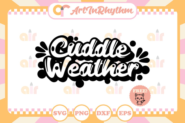 Cuddle Weather svg, Winter svg, Christmas svg SVG Artinrhythm shop 