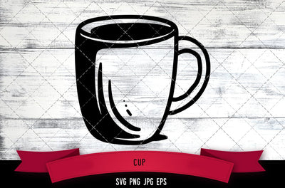 Cup Vector Bundle - JPG, SVG, PNG, EPS - Digital Download with Commercial License for Cricut, Silhouette, Scan N Cut Crafting SVG Loveleen Kaur 