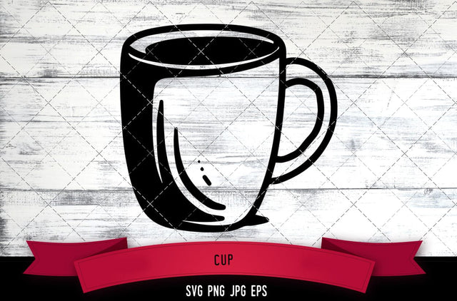 Cup Vector Bundle - JPG, SVG, PNG, EPS - Digital Download with Commercial License for Cricut, Silhouette, Scan N Cut Crafting SVG Loveleen Kaur 