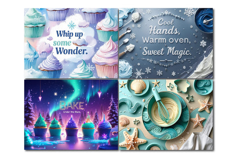 Cupcake cutting board design, pastel cupcake art Sublimation Paper Switch 