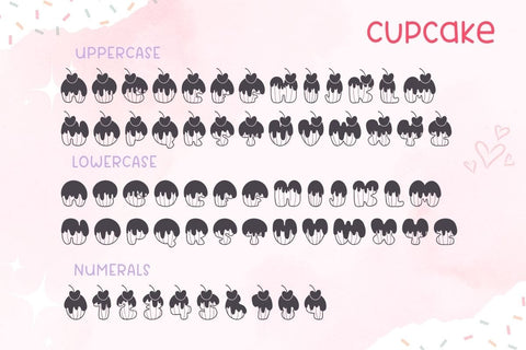 Cupcake - Decorative Font Duo Font AnningArts Design 