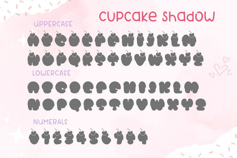 Cupcake - Decorative Font Duo Font AnningArts Design 