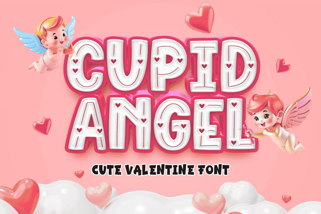 Cupid Angel Font Mozarella 