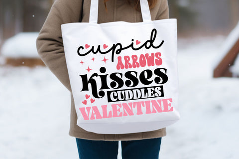 Cupid arrows kisses cuddles valentine Svg Design SVG Regulrcrative 