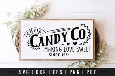 Cupid Candy Co, Farmhouse Valentine SVG SVG CraftLabSVG 