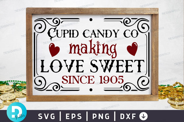 Cupid candy co making love Svg Design SVG Regulrcrative 