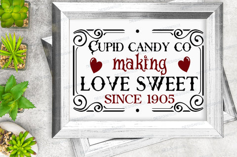 Cupid candy co making love Svg Design SVG Regulrcrative 
