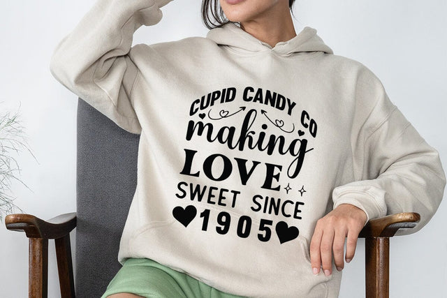 Cupid candy co making love sweet since 1905 SVG Angelina750 