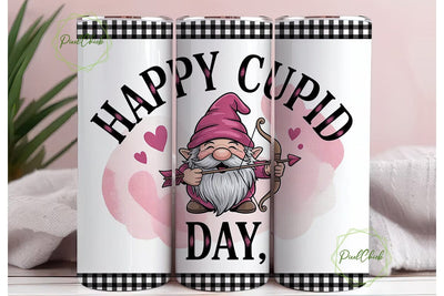 Cupid Gnome Valentine's 20oz Tumbler Sublimation PixelChick 