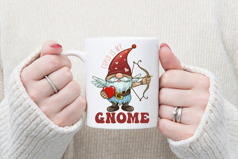 Cupid is My Gnome | Valentines Day Gnomes Sublimation Sublimation CraftLabSVG 