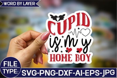 Cupid is My Home boy Sticker SVG Design SVG Studio Innate 