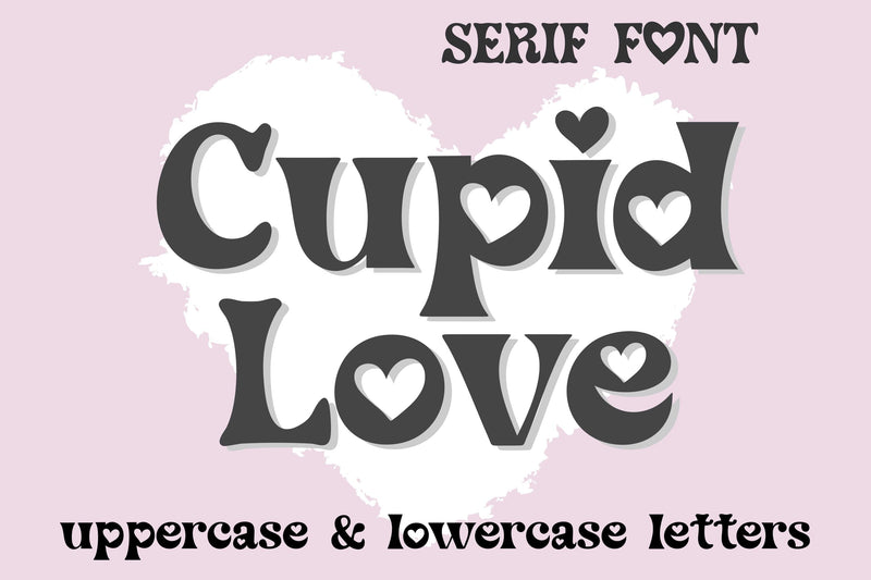 Cupid Love Font | Cute Valentine's Font | Romantic Font Font TonisArtStudio 
