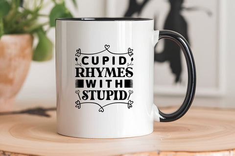Cupid rhymes with stupid SVG Angelina750 