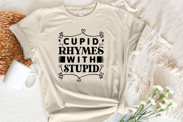 Cupid rhymes with stupid SVG Angelina750 