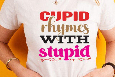 cupid rhymes with stupid SVG Angelina750 