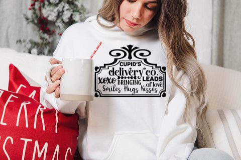 cupid s delivery co xoxo bringing leads of love smiles hugs kisses SVG Angelina750 