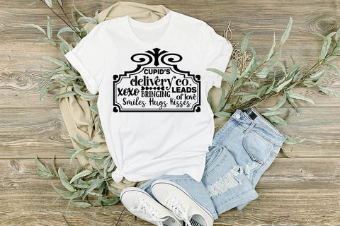cupid s delivery co xoxo bringing leads of love smiles hugs kisses SVG Angelina750 