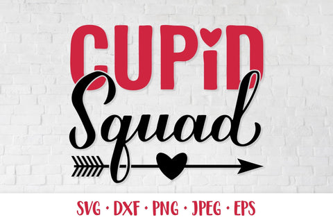 Cupid squad SVG. Valentines Day quote shirt design SVG LaBelezoka 