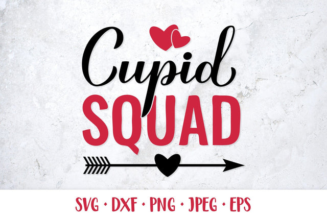 Cupid squad SVG. Valentines Day saying. Shirt design SVG LaBelezoka 