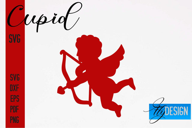 Cupid SVG | Paper Cut SVG | Paper Craft SVG Design SVG Fly Design 