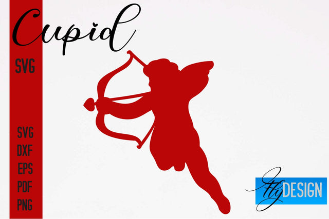 Cupid SVG | Paper Cut SVG | Paper Craft SVG Design SVG Fly Design 