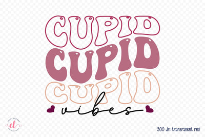 Cupid Vibes, Retro Valentine Sublimation Sublimation CraftLabSVG 