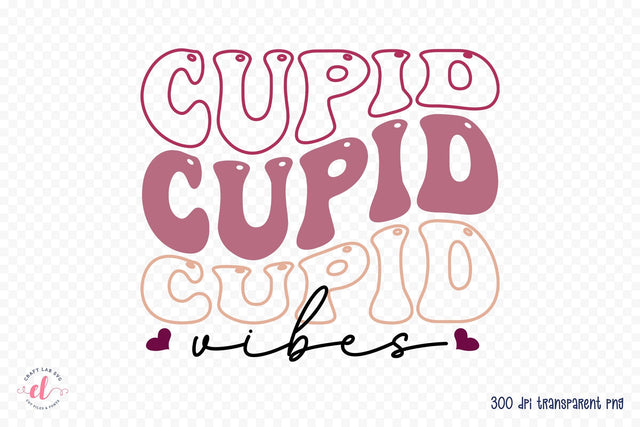 Cupid Vibes, Retro Valentine Sublimation Sublimation CraftLabSVG 