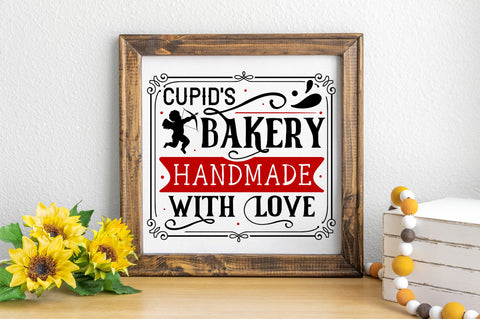 Cupids bakery handmade with love SVG design SVG Regulrcrative 