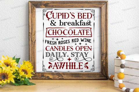Cupids bed & breakfast Svg Design SVG Regulrcrative 