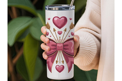 Cupid's Bow 20oz Tumbler Wrap Sublimation DesignSVG 