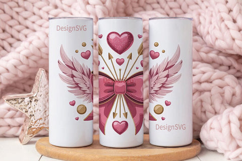 Cupid's Bow 20oz Tumbler Wrap Sublimation DesignSVG 