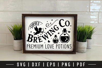 Cupid's Brewing Co - Farmhouse Valentine SVG SVG CraftLabSVG 