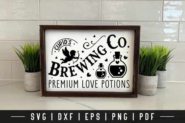 Cupid's Brewing Co - Farmhouse Valentine SVG SVG CraftLabSVG 