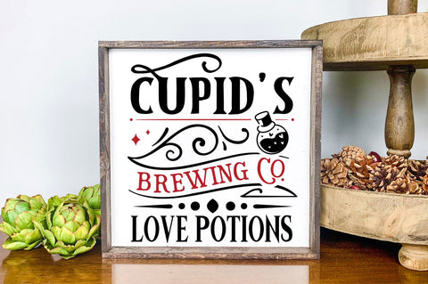 Cupids brewing co love potions SVG design SVG Regulrcrative 