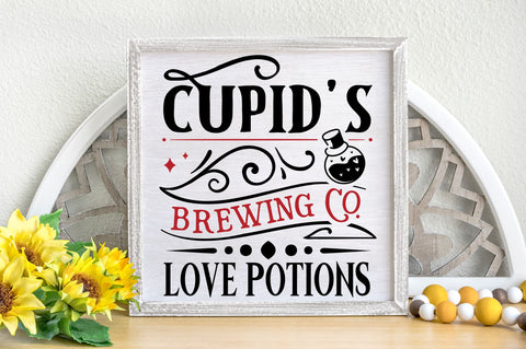 Cupids brewing co love potions SVG design SVG Regulrcrative 