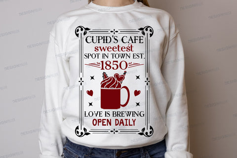 Cupids cafe sweetest spot Svg Design SVG Regulrcrative 