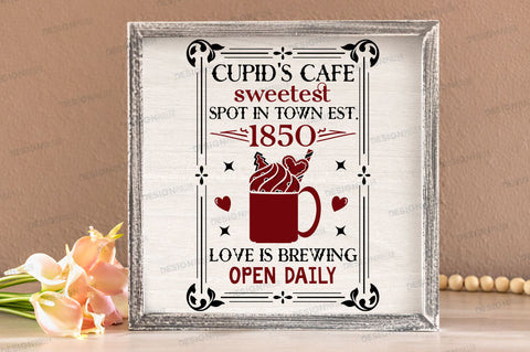 Cupids cafe sweetest spot Svg Design SVG Regulrcrative 